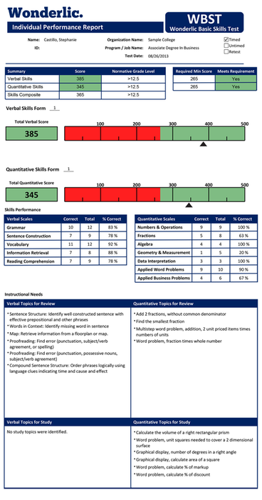 pre employment assessment