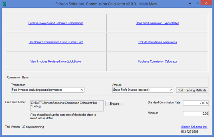 Commission Calculator | Apps for QuickBooks Desktop Marketplace