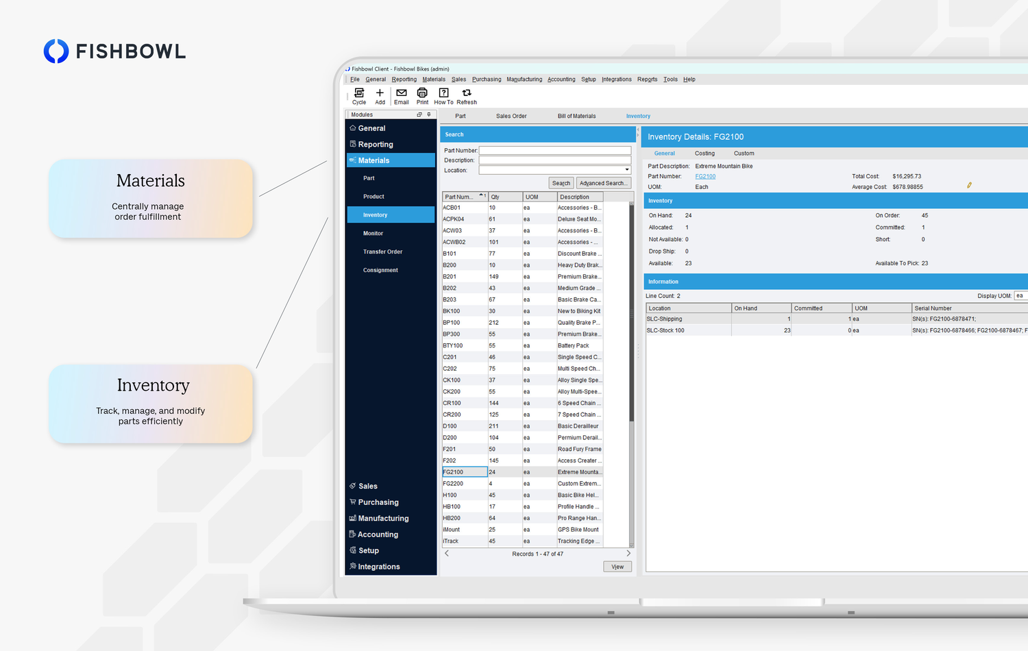 Fishbowl Advanced | Apps for QuickBooks Desktop Marketplace