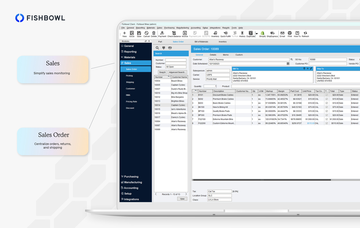 Fishbowl Advanced | Apps for QuickBooks Desktop Marketplace