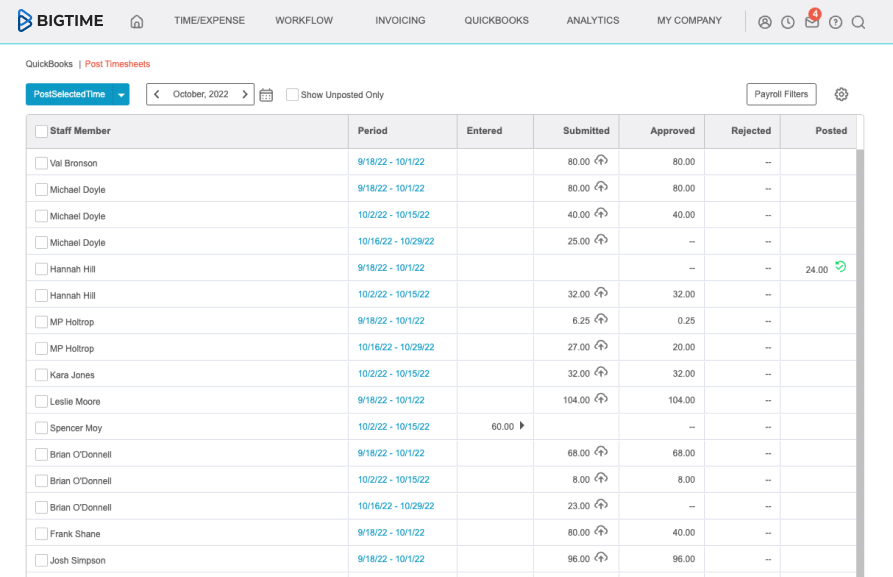 BigTime Software | Apps for QuickBooks Desktop Marketplace