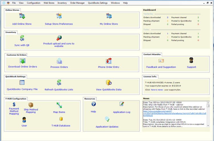 T-HUB | Apps for QuickBooks Desktop Marketplace