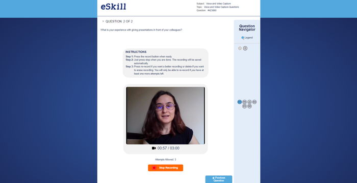 Features | Assessment solution by eSkill Corporation | ICIMS Marketplace