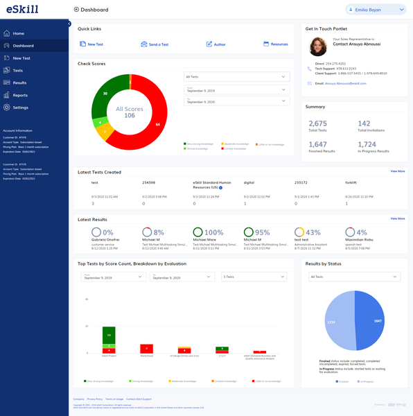 Assessment solution by eSkill Corporation iCIMS Marketplace