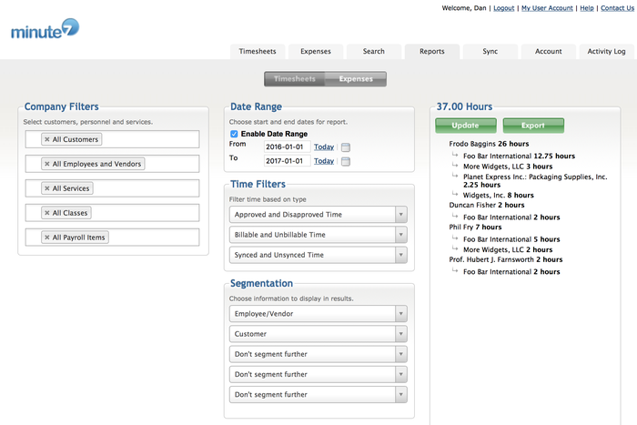 Features | Time and Expense Tracking | Apps for QuickBooks Desktop ...