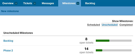 Milestones