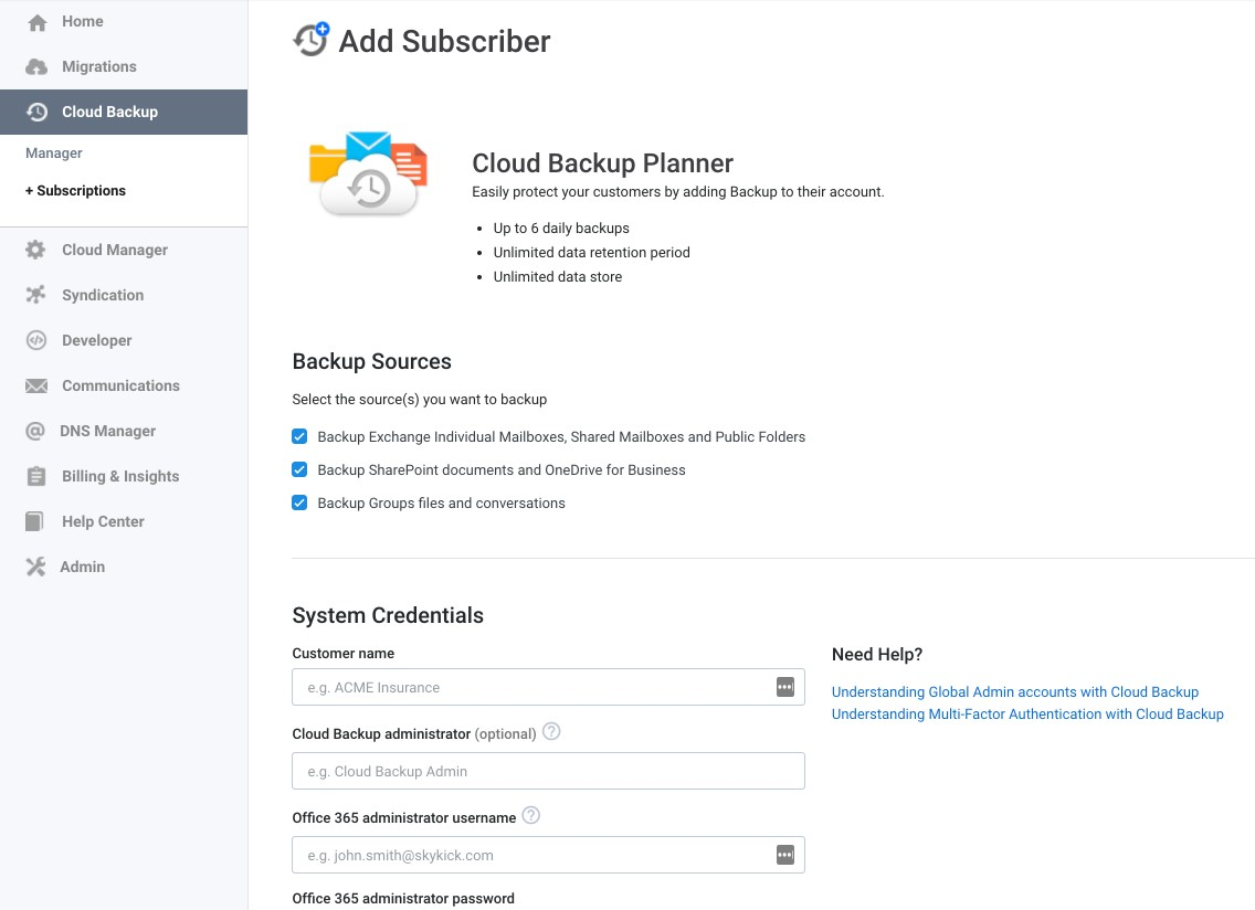 SkyKick Cloud Backup for Office 365 | AppDirect Marketplace