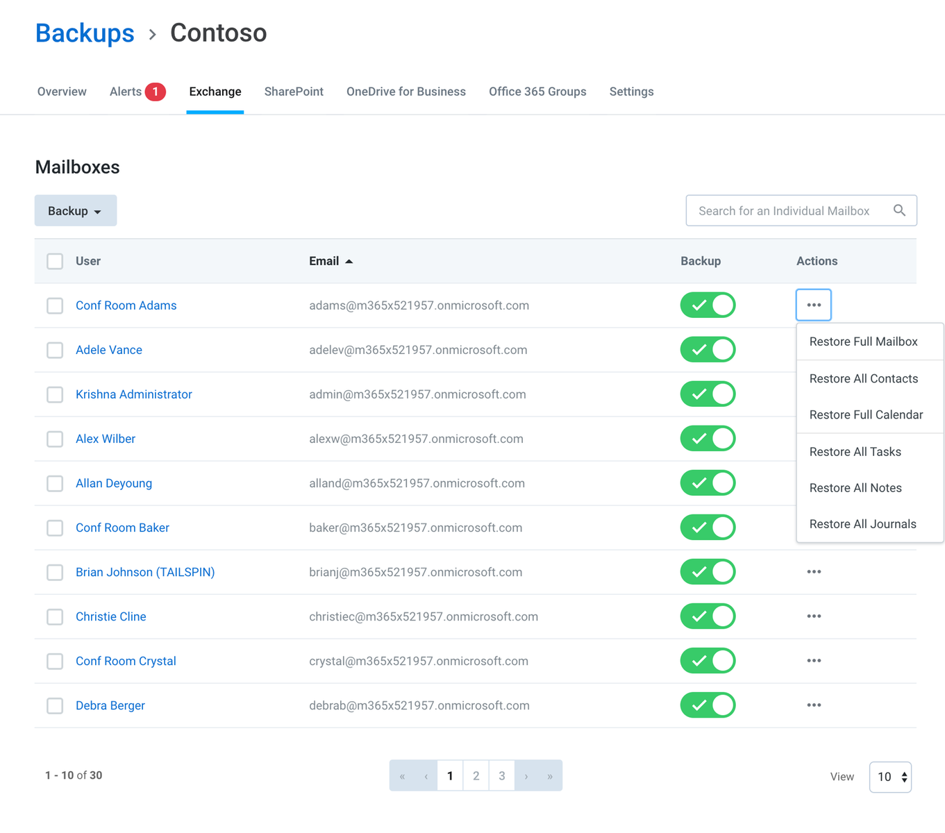 ConnectWise Cloud Backup for Microsoft 365 AppDirect Network Catalog