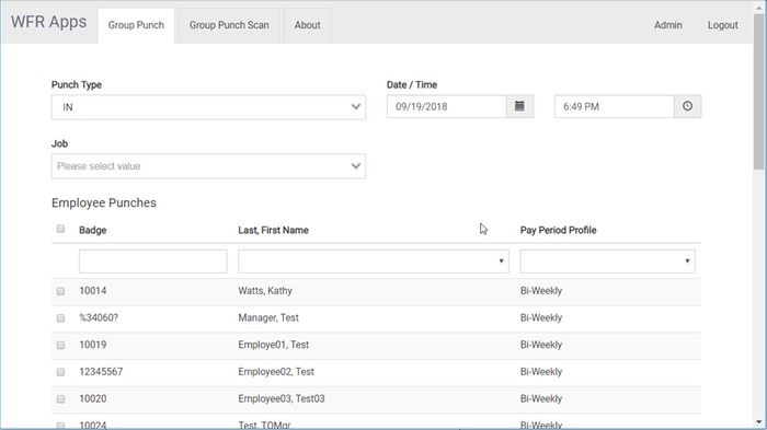 Group/Crew Punch
