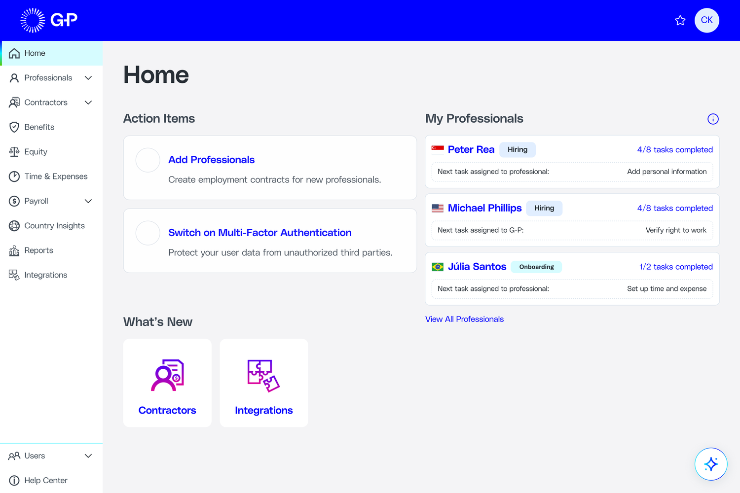 G-P Employer of Record (EOR)
