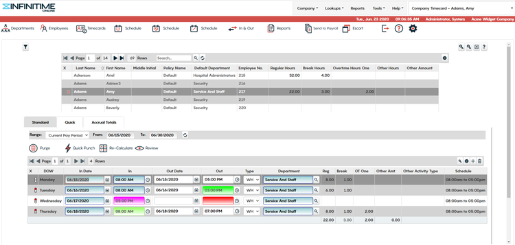 InfiniTime for ADP Workforce Now® | ADP Marketplace