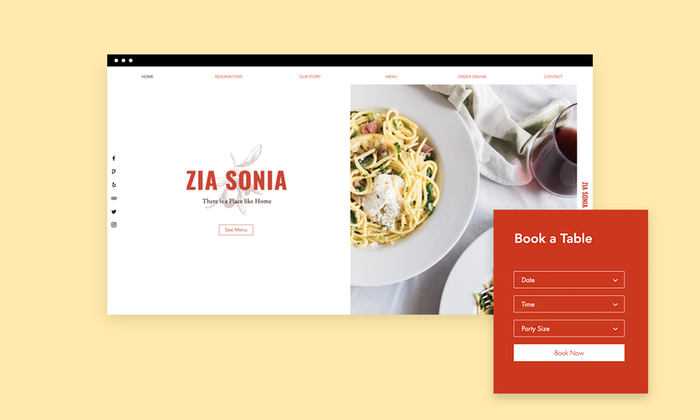 Wix Restaurants