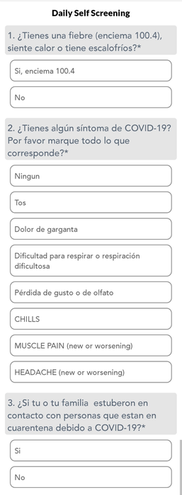 Multilingual survey options