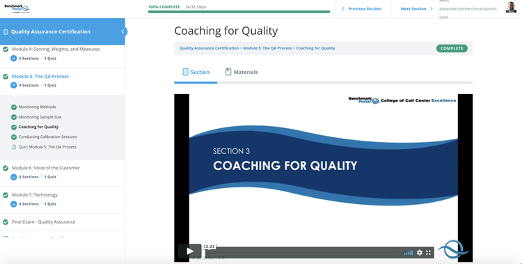 Contact Center Training Quality Assurance Certification On Demand ...