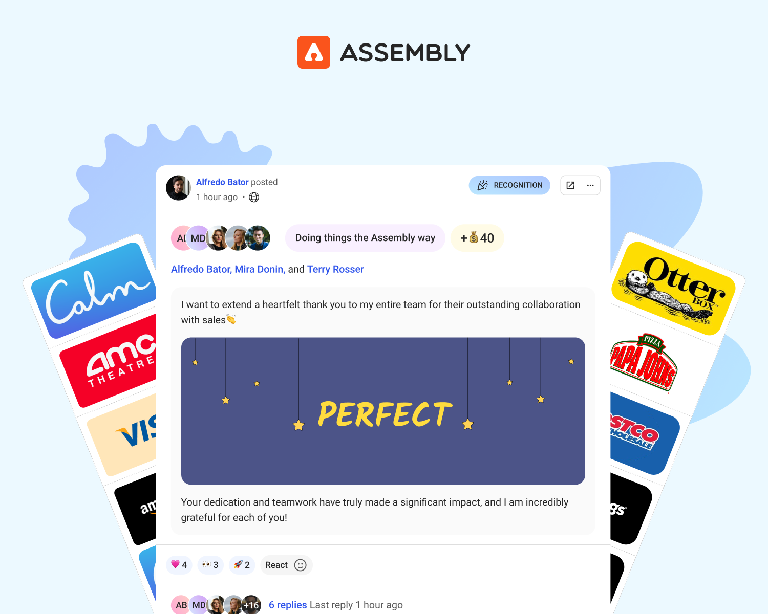 Peer-to-Peer & Manager Recognition