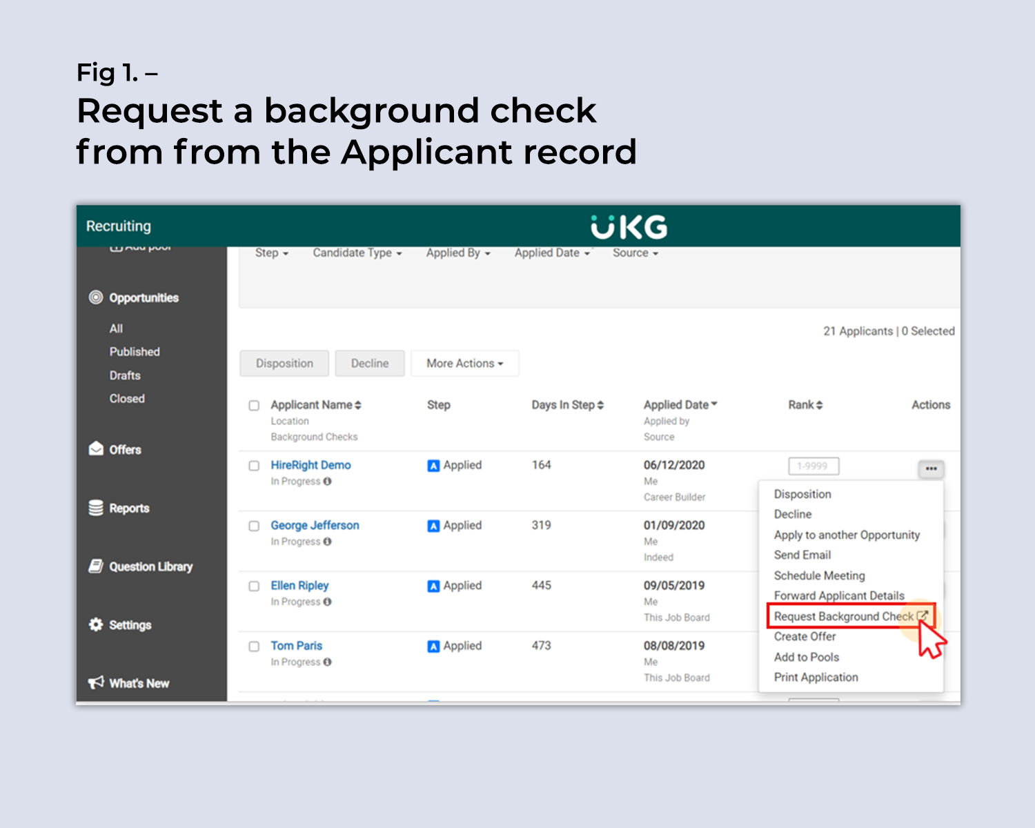 UKG Screen by HireRight UKG Marketplace