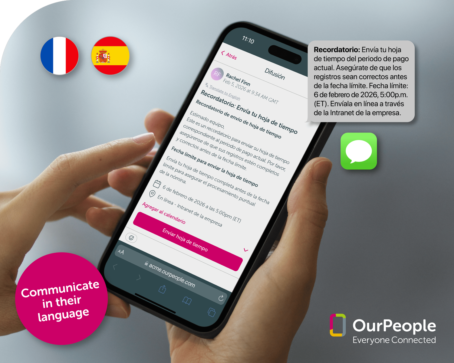 Multi-Language Messaging