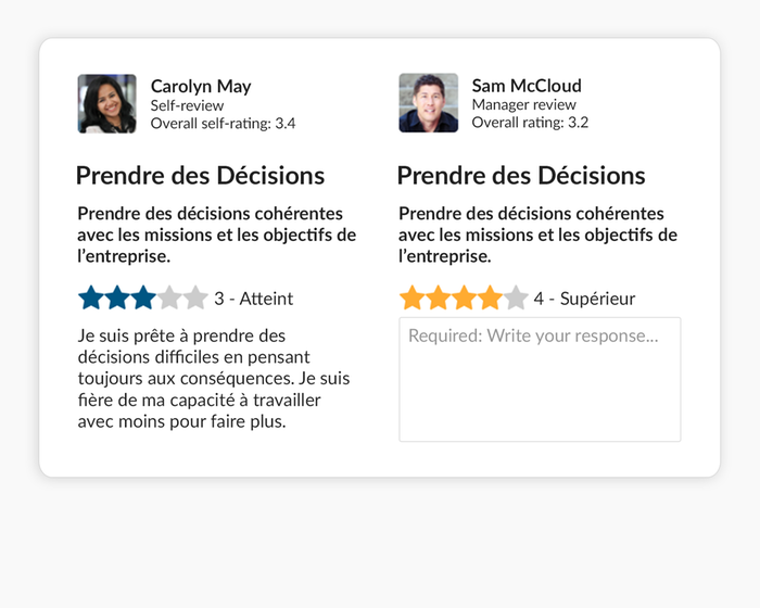 Evaluation des performances