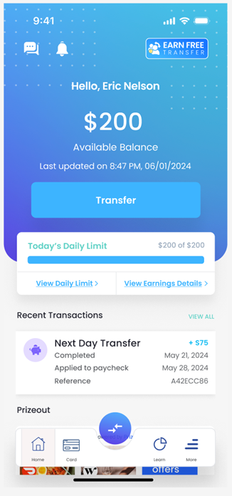 On-Demand Withdrawals