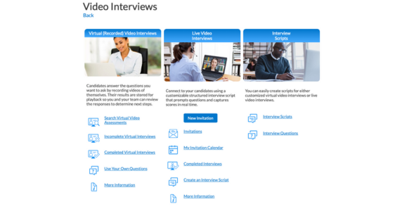 Recorded Video Interviews