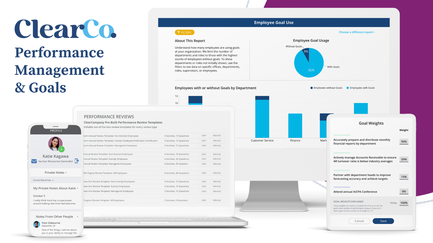 Gestion de la performance et objectifs