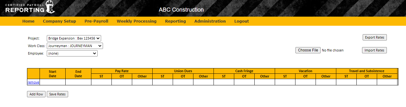 Store and Manage Fringe Data