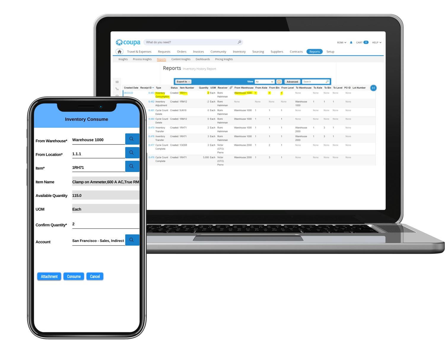 Intellinum Flexi Mobile Inventory Management & Barcode Scanning | Coupa ...