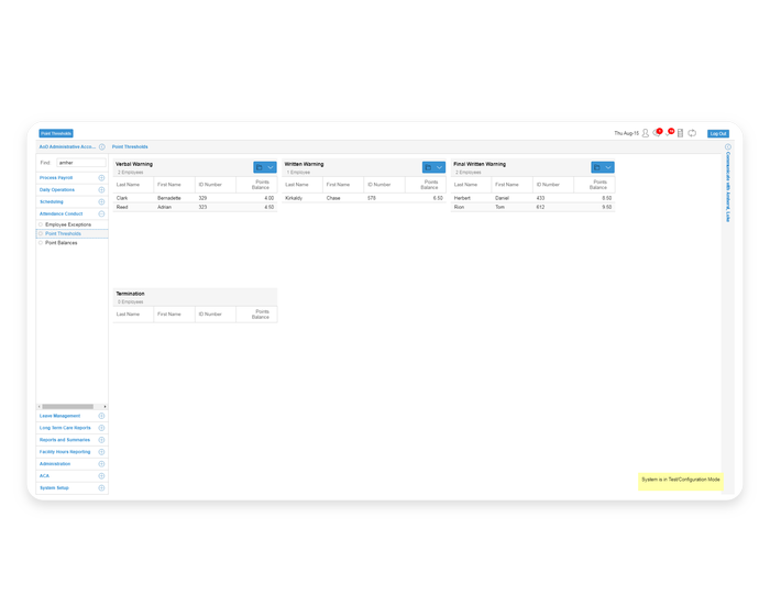 Automate Attendance Policies