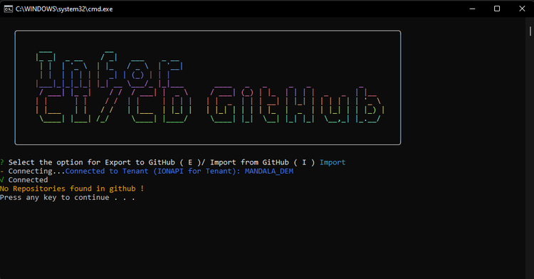 Import from GitHub