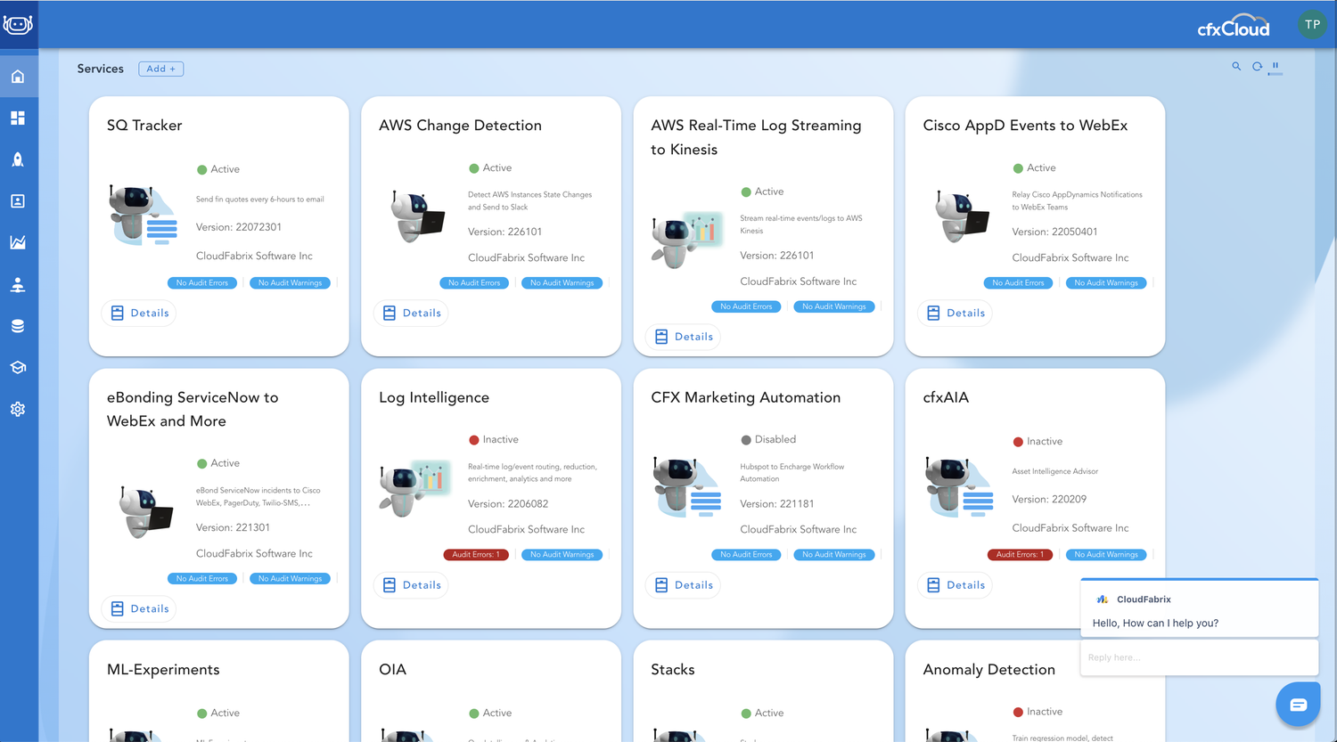 DataCentric AIOps AppDynamics Marketplace