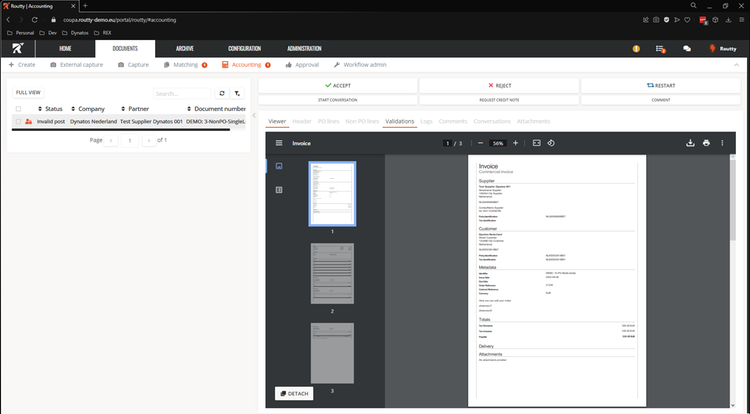 Routty Multi-Format Invoice Integration | Coupa App Marketplace