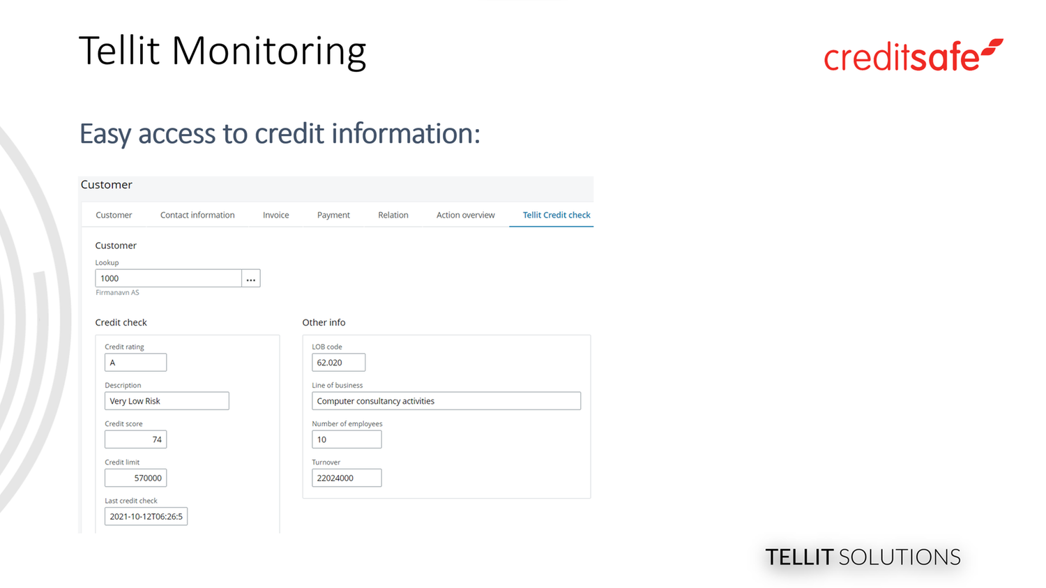 Tellit Tellit Monitoring | Unit4 Marketplace