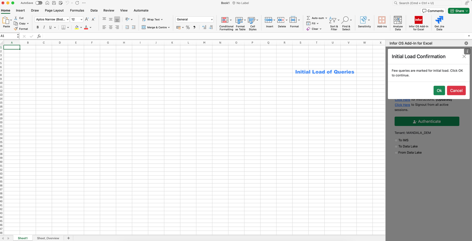 Initial Load Feature