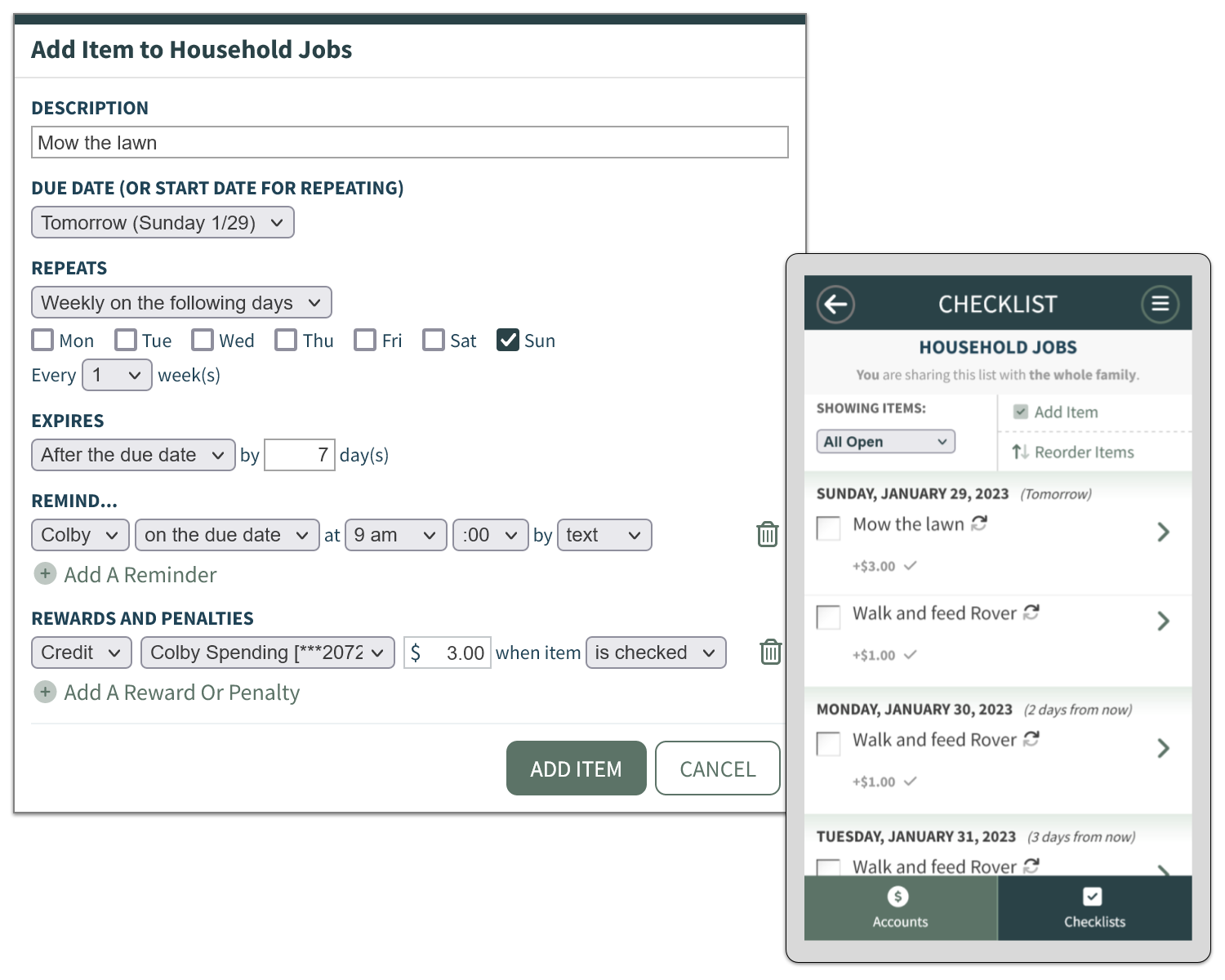Payment Checklists