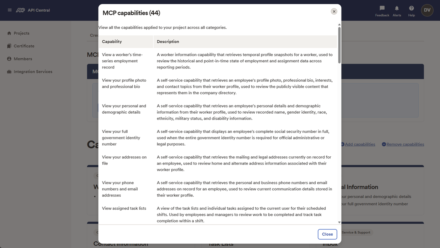 MCP Capabilities