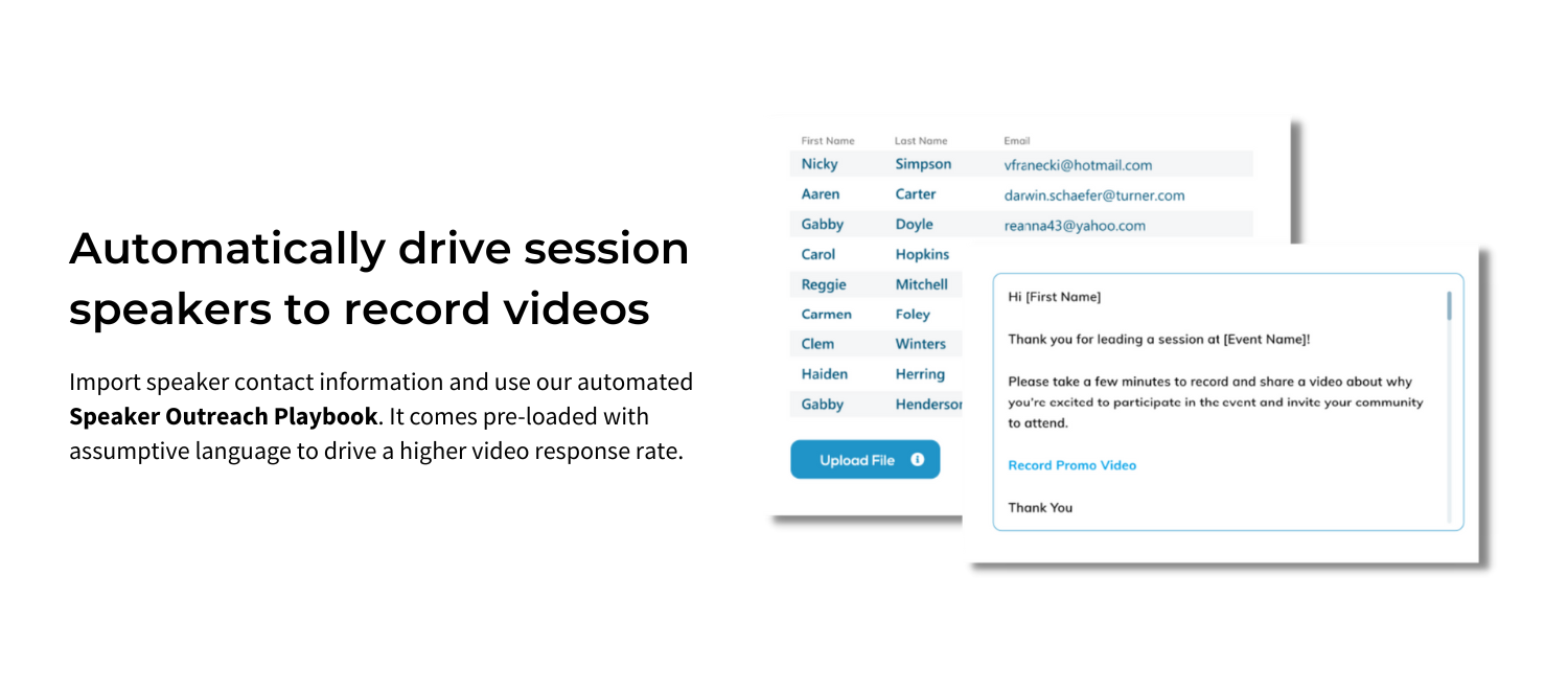 Speaker VideoBoost Cvent App Marketplace