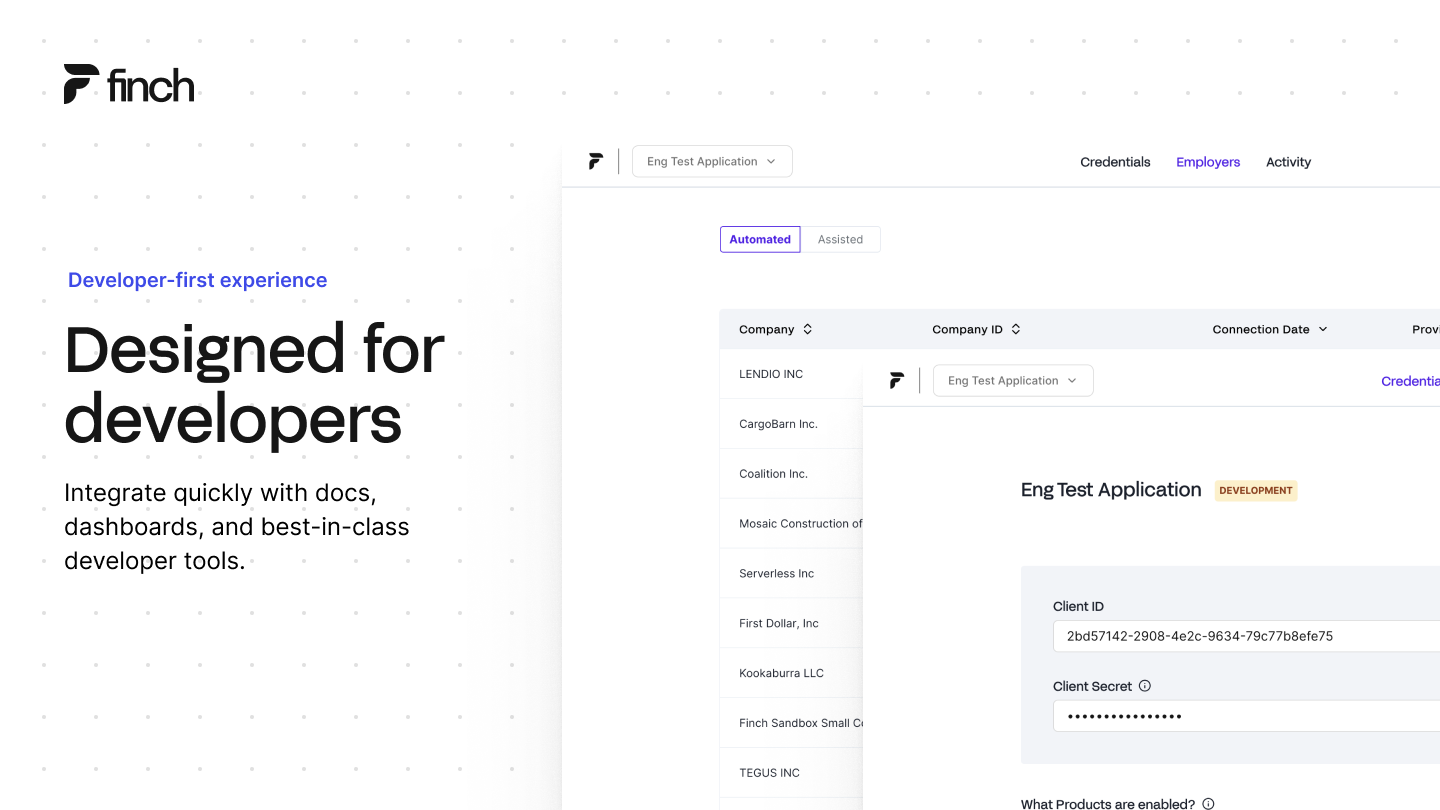 Finch | UKG Marketplace