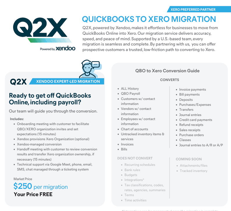 QuickBooks to Xero Migration Software