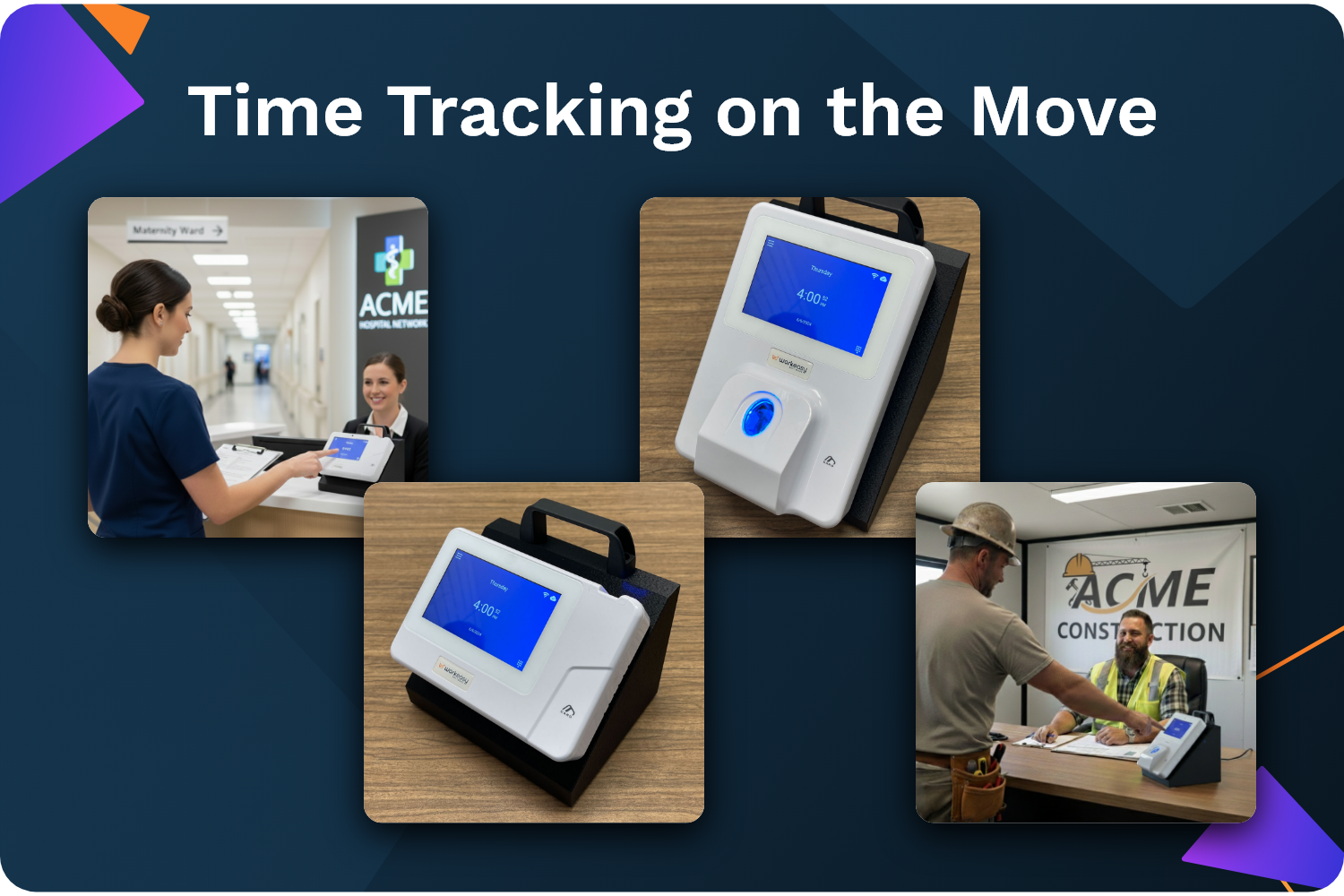 Portable Time Clock Stations