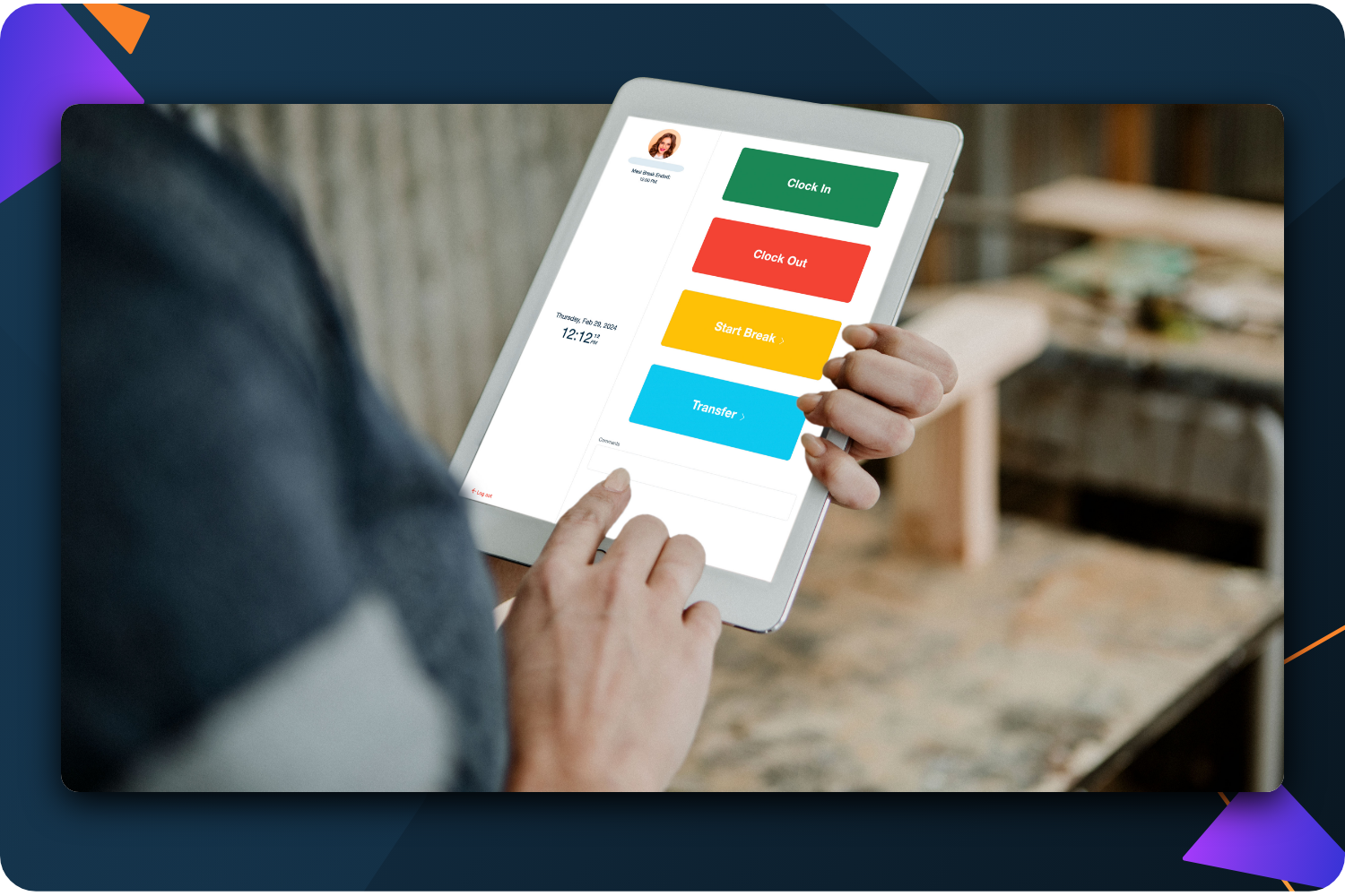 Easy Time Clock Kiosk