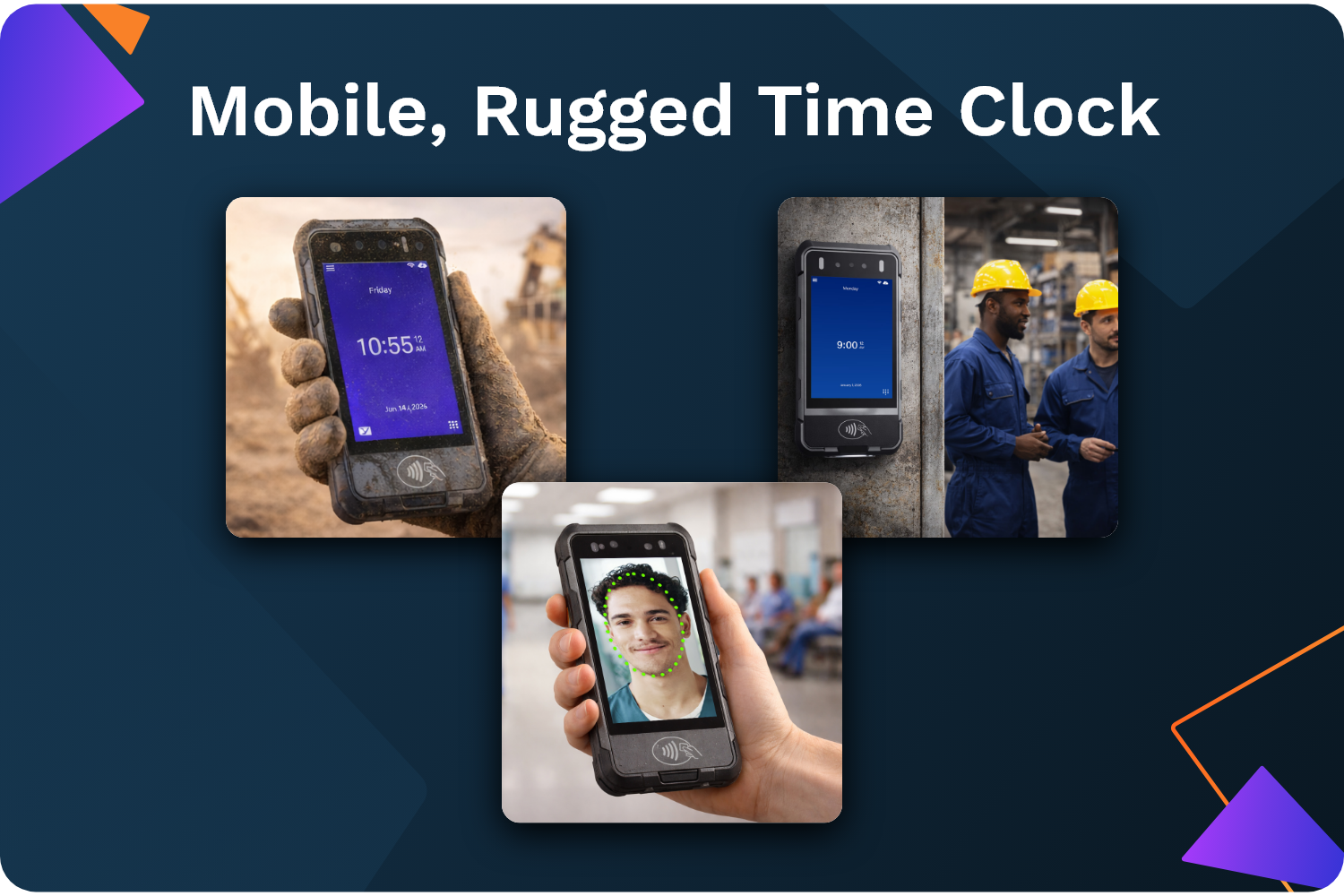 Mobile Time Clock for Job Sites