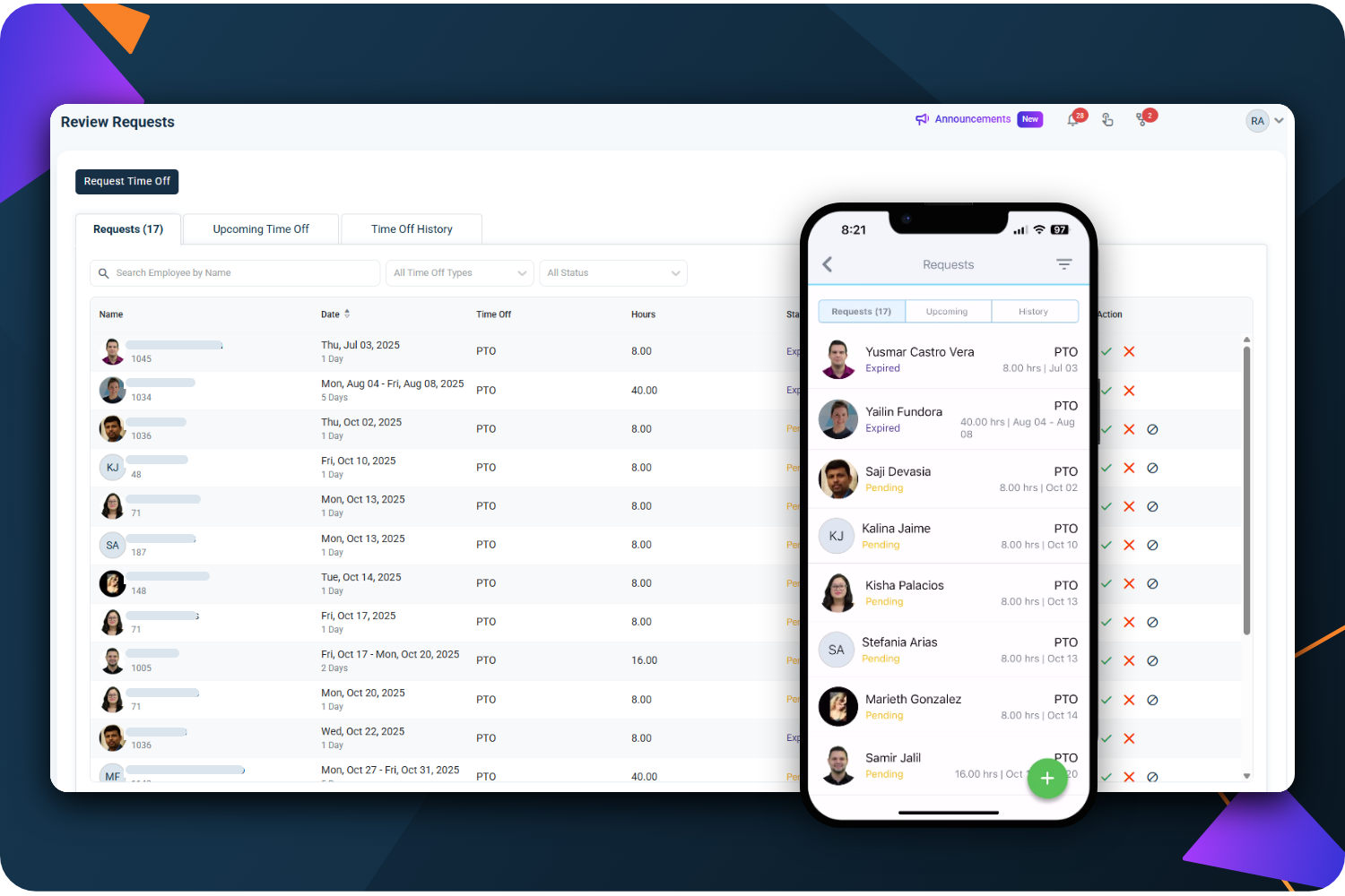 Easy Time Off Management