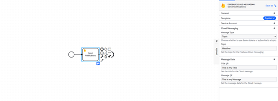 Integrate Firebase Cloud Messaging with your Camunda Flow to enable effortless notification delivery