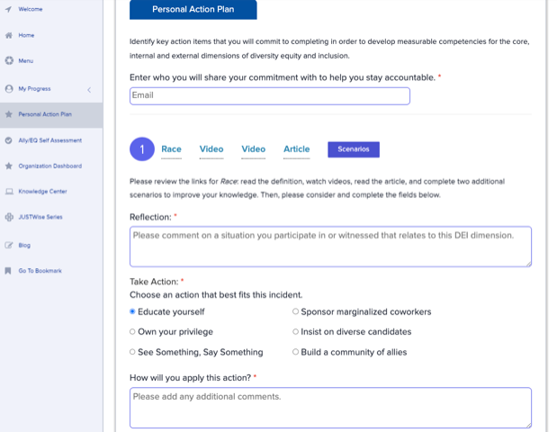 Personalized Action Plan