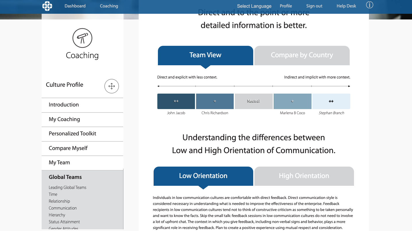 Create teams to identify cultural differences