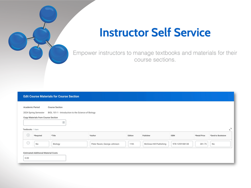 Course Section Materials Manager Workday Marketplace