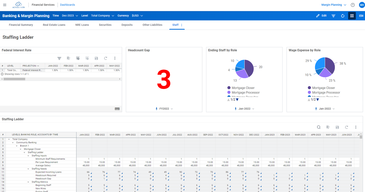 Margin Planning for Financial Services Institutions | Workday Marketplace