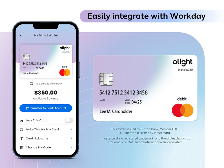 Alight Digital Wallet Workday Marketplace