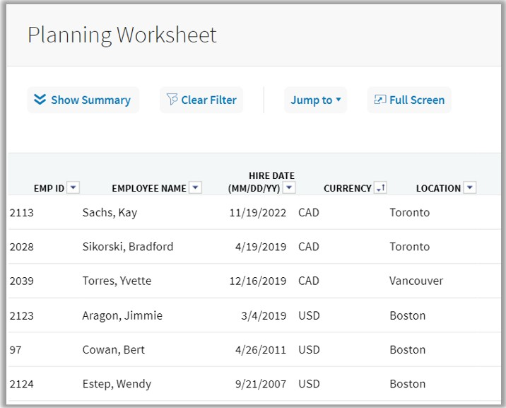 Multi-Currency Compensation Planning