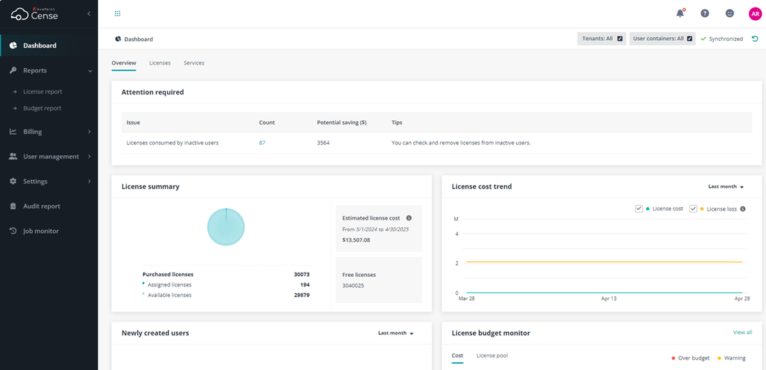 Cense AvePoint Cense | AppDirect Network Catalog